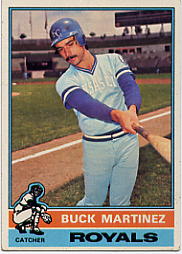 1976 Topps Baseball Cards      616     Buck Martinez